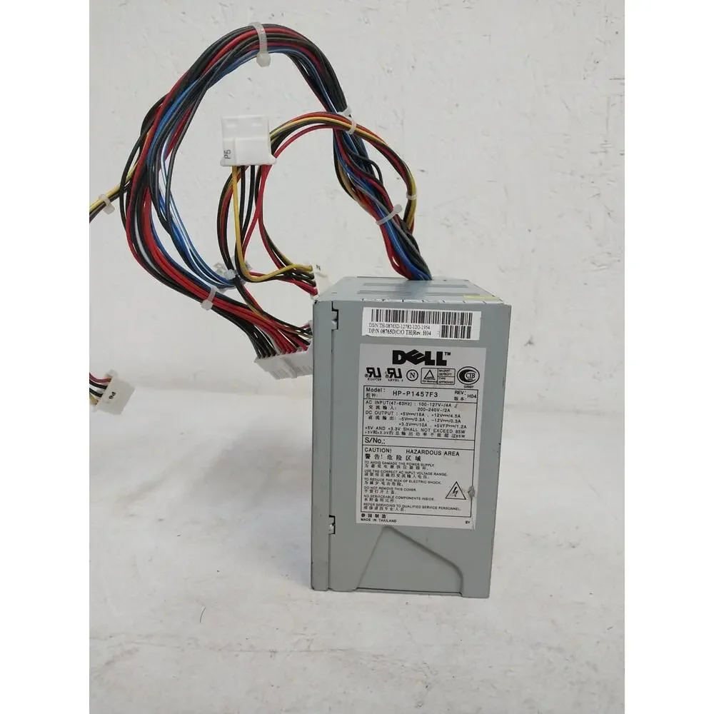 Dell 0008765D Rev.H04 Power Supply, Model HP-P1457F3